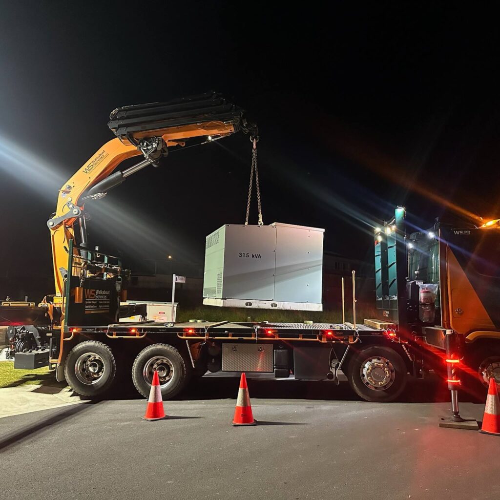 crane trucks brisbane, crane truck hire brisbane, walkabout services, 